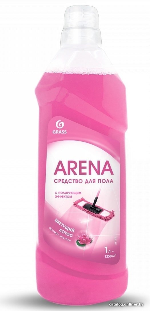 Средство для напольных покрытий Grass Arena С полирующим эффектом цветущий лотос 1 л