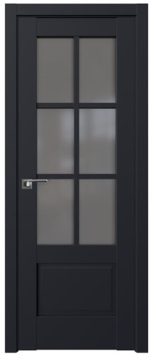 ProfilDoors 103U L 70x200 (черный матовый, стекло графит)