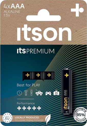 Батарейка Itson Premium LR03 AAA Blister (4 шт.)