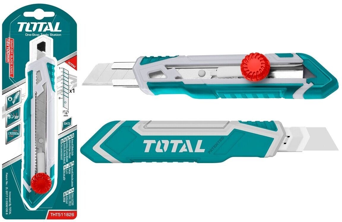 

Нож строительный Total THT511826