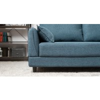 Диван Нижегородмебель Макс ТД 288 (анри 24 синий деним)