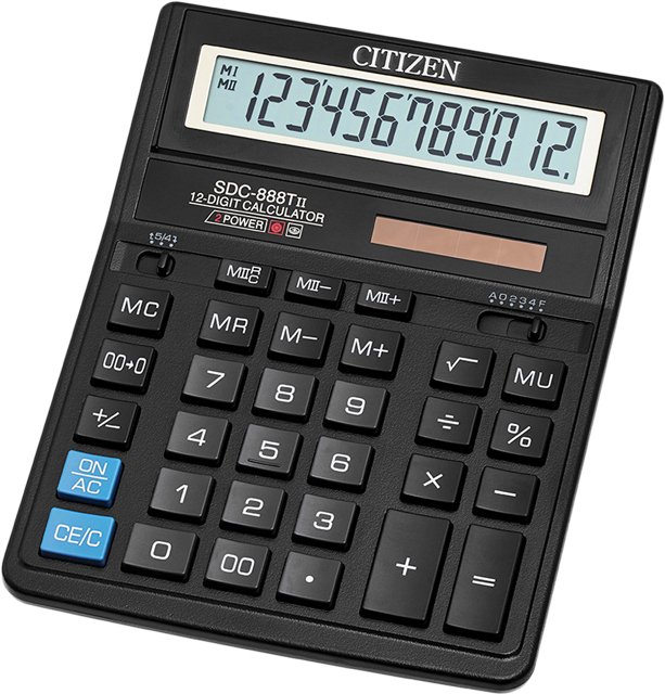 

Бухгалтерский калькулятор Citizen SDC-888TII