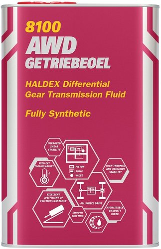 Трансмиссионное масло Mannol AWD Getriebeoel 8100 MN8100-085ME 0.85л