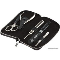 Набор для маникюра и педикюра Dewal 902BLACK (черный)