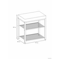 Банкетка ЗМИ Торонто 13S БТ13СГрС (графит/серый)