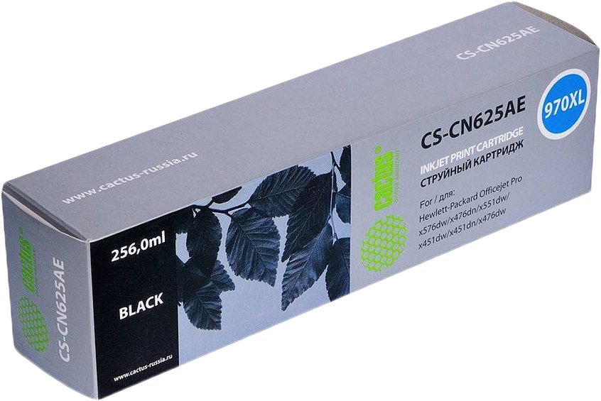

Картридж CACTUS CS-CN625AE (аналог HP CN625AE)