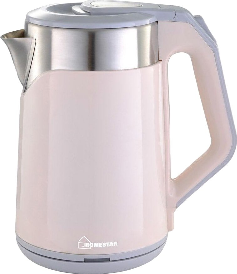 

Электрический чайник HomeStar HS-1019 (стальной/розовый)