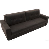 Диван Лига диванов Лига-031 121257 (велюр коричневый)