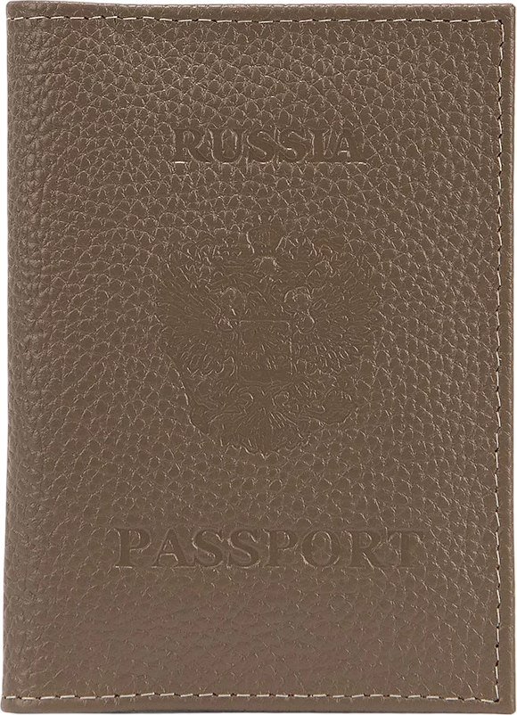

Обложка для паспорта Poshete 604-118M-COF (кофе)