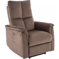 Электрический реклайнер Signal Neptun Velvet Bluvel 38 (капучино)