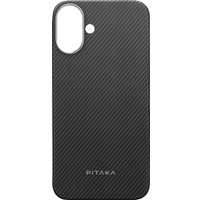 Чехол для телефона Pitaka Ultra-Slim для iPhone 16 (черный)