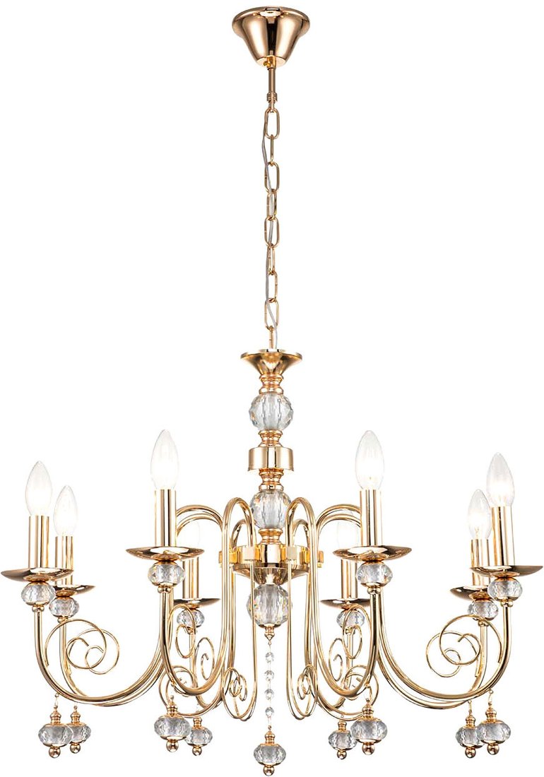 

Подвесная люстра Escada Shine 678/8PL E14*40W Gold