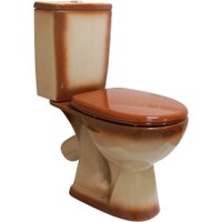 Унитаз напольный Rosa Уют (коричневый)