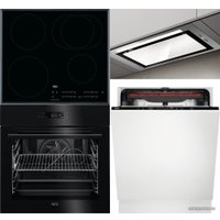 Комплект встраиваемой техники AEG BPE742380B + IKB64410FB + FSB52917Z + Elica Hidden 2.0 IXGL/A/60