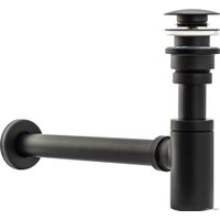 Сифон Rea Klik-Klak A5215 (черный матовый)