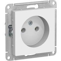 Розетка Systeme Electric AtlasDesign ATN000141 + ATN000101 (белый/белый)