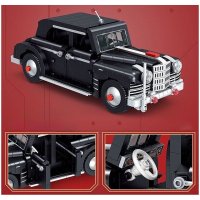 Конструктор Zhe Gao QL2628 Пуленепробиваемый седан GIS 115