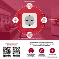 Умная розетка EKF Сonnect Wi-Fi (белый)