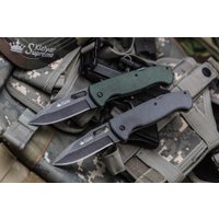 Складной нож Kizlyar Supreme Ute 440C BlackWash Gray