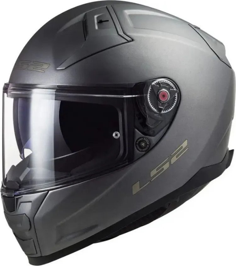 Мотошлем LS2 FF811 Vector II Solid (2XL, матовый титан)