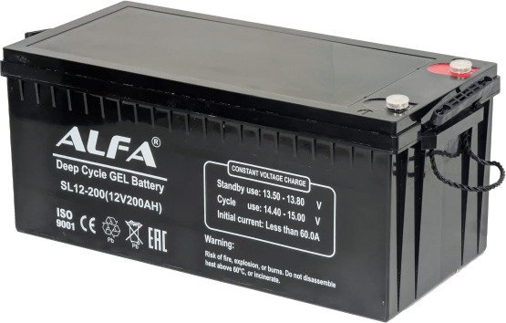 Аккумулятор для ИБП ALFA SL12-200 (12V-200Ah)