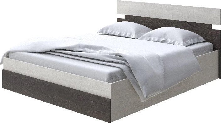 Кровать PROxSON Milton с ПМ 180x190 (дуб шамони светлый 124/дуб кантербери)