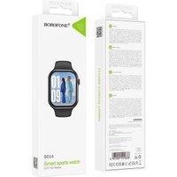 Умные часы Borofone BD14 (черный) в Барановичах