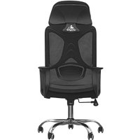Офисное кресло SitUp Bima black Chrome (сетка Black/ Black)