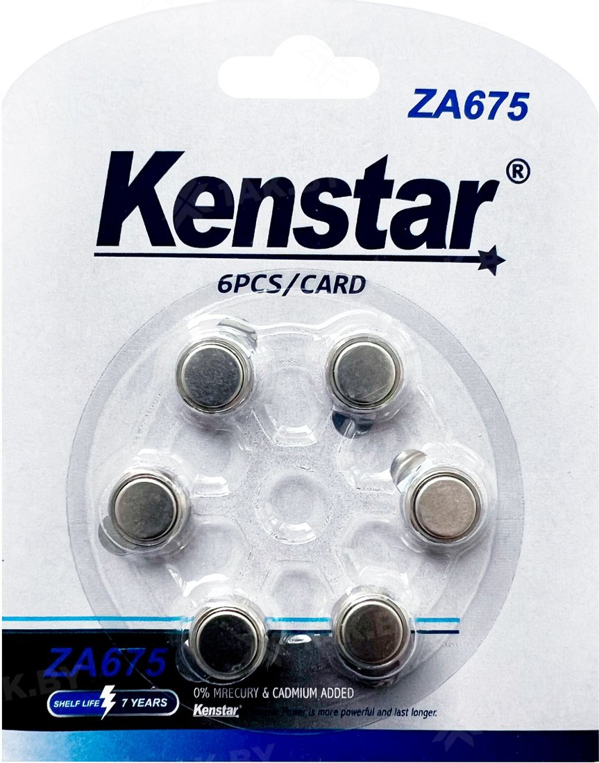 

Батарейка Kenstar ZA675 BL-6 Zinc Air (6 шт)