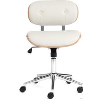 Офисное кресло TetChair Craft (иск. кожа, натуральный/белый) в Солигорске