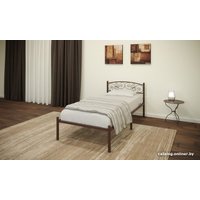 Кровать Князев Мебель Лилия 90x200 ЛЛЯ.90.200.К (коричневый муар) в Витебске