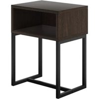 Тумба MONOFIX С металлическими опорами (венге/черный)