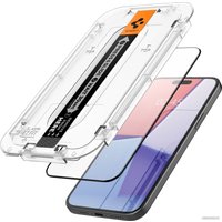 Защитное стекло Spigen Glass TR EZ Fit FC для iPhone 15 AGL06908