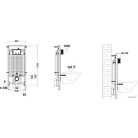 Унитаз подвесной WeltWasser Telbach 004 GL-WT + Marberg 507 SE (белый глянец/хром)