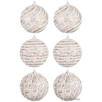 Елочная игрушка Elan Gallery Полоски 970066 (шампань)