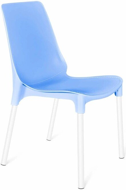 

Стул Sheffilton SHT-S75 (голубой/белый муар)