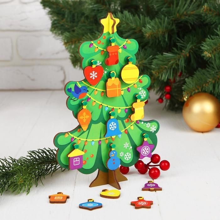 

Развивающая игрушка Лесная мастерская Елочка нарядная 3868669