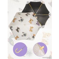 Складной зонт Белоснежка Пушистые киски 505-UM