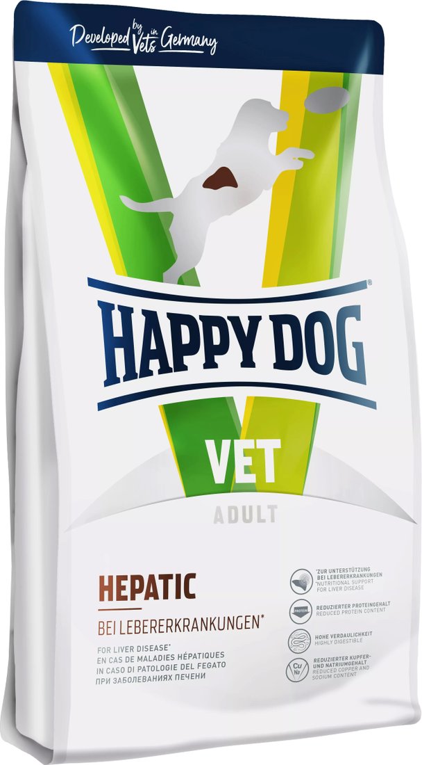 

Сухой корм для собак Happy Dog Vet Diet Hepatic 4 кг