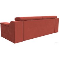 Диван Лига диванов Лига-003 117115 (микровельвет коралловый)
