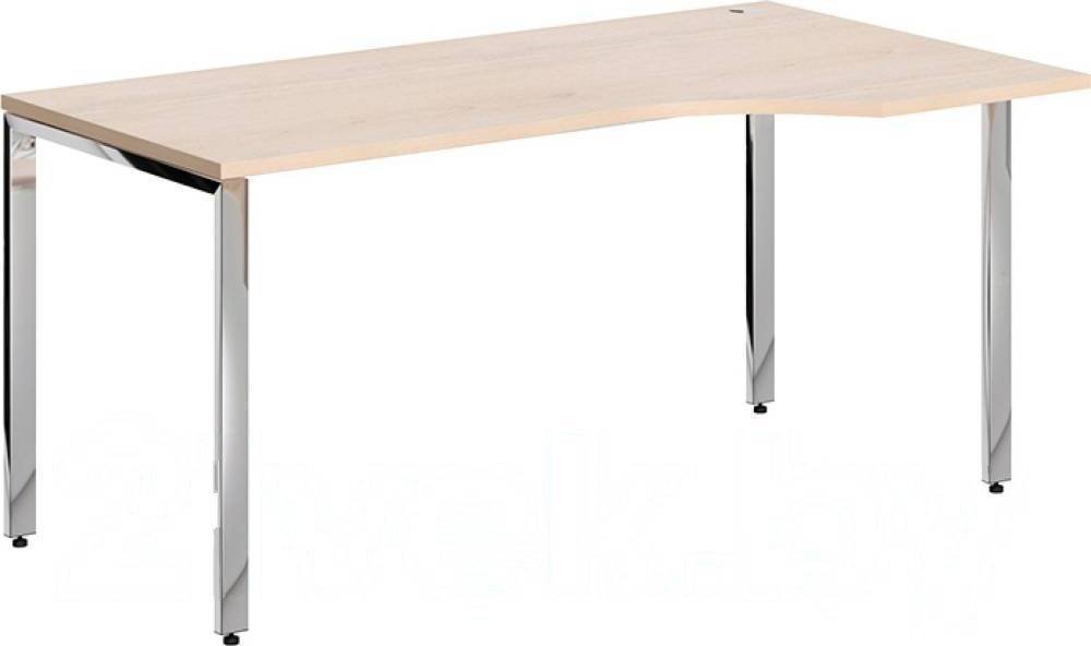 

Стол Skyland Xten-Gloss XGCET 169(R).1 (бук тиара/нержавеющая сталь)