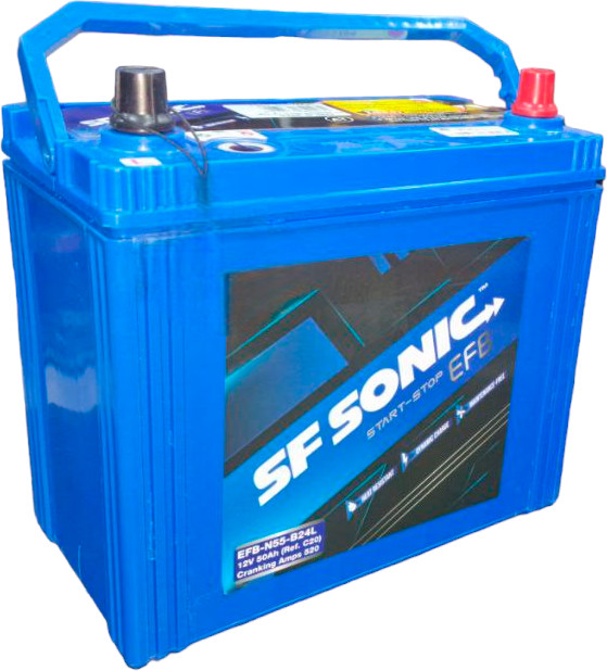 

Автомобильный аккумулятор SF Sonic EFB Asia L+ (50 А·ч)