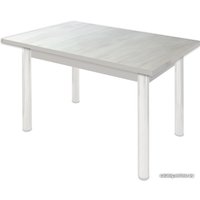 Кухонный стол Solt СТД-11 с обвязкой (северное дерево светлое/ноги белые)