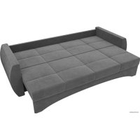 Диван Лига диванов Сатурн 101021 (велюр, серый)