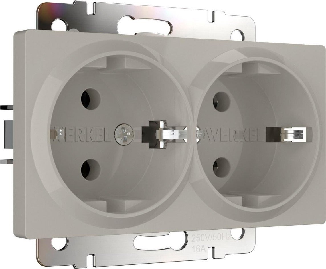 

Розетка Werkel W1272004 (дымчатый)