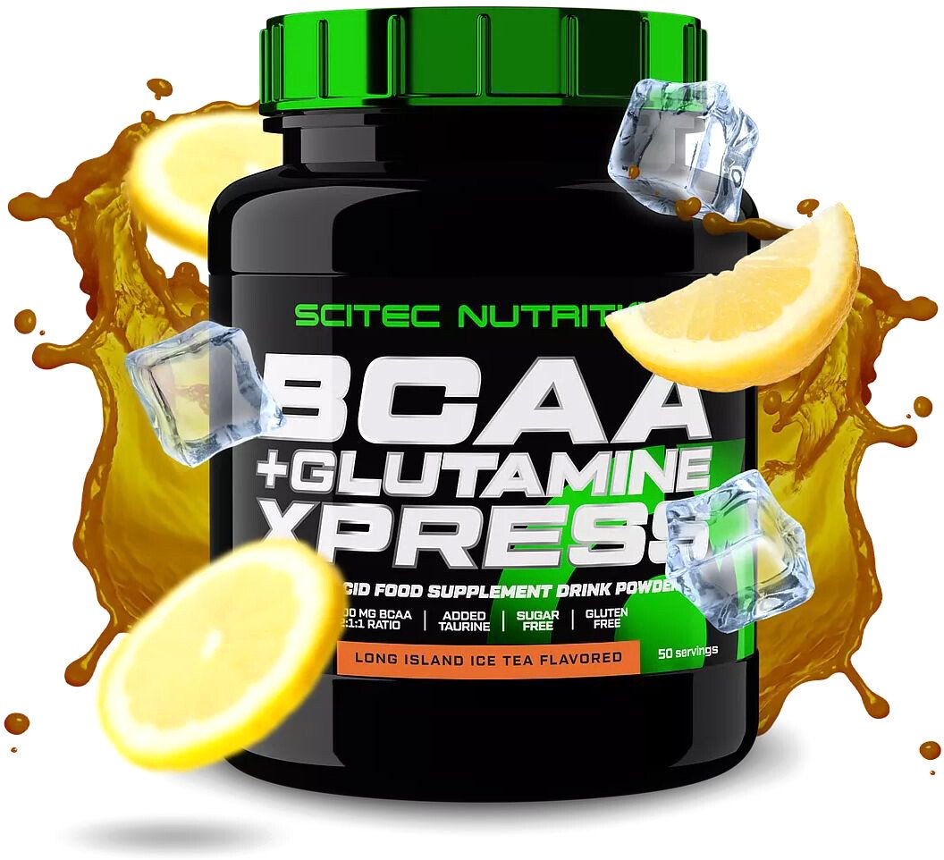 Комплекс Scitec Nutrition BCAA + Glutamine Xpress (600 г, Лонг-Айленд Айс Ти)