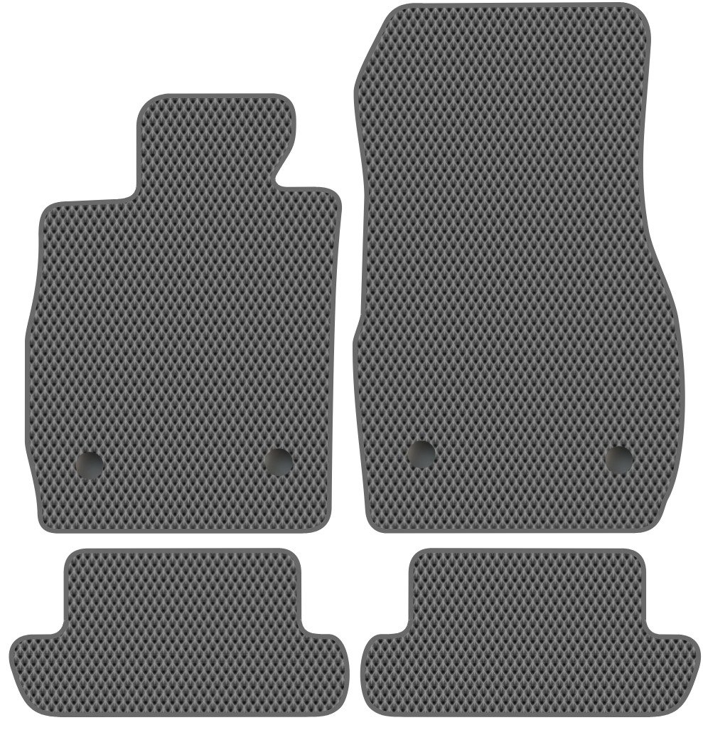 

Комплект ковриков для авто Alicosta BMW 8-Series II (купе / G15 (купе)) 2019 - 2022 (серый, ромб)