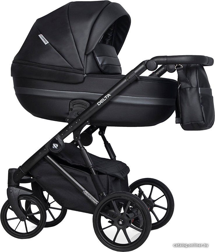 Универсальная коляска Riko Basic Delta Ecco (2 в 1, 15/black)