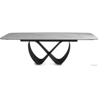 Кухонный стол Signal Infinity ceramic INFINITYBC160 (белый/черный)