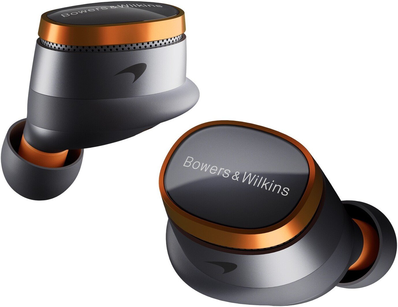Наушники Bowers & Wilkins Pi8 McLaren Edition (черный/оранжевый)